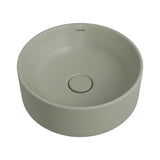 Reba Luxe Above Counter Basin, Matte Olive fienza