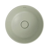 Reba Luxe Above Counter Basin, Matte Olive fienza