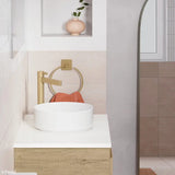 Reba Mini Above Counter Basin, Gloss White fienza