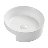 Reba Semi-Recessed Basin, No Tap Hole fienza
