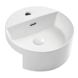 Reba Semi-Recessed Basin With Tap Hole fienza