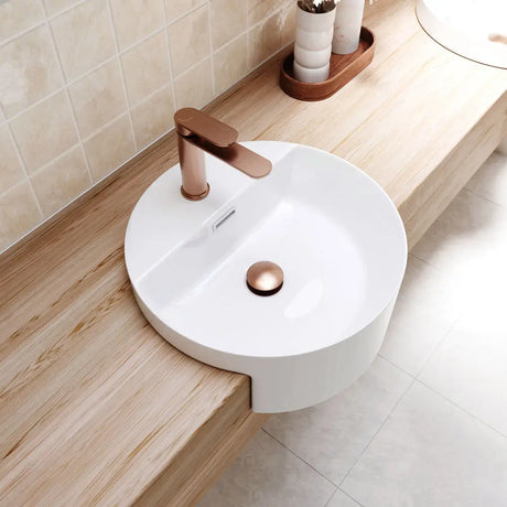 Reba Semi-Recessed Basin With Tap Hole fienza