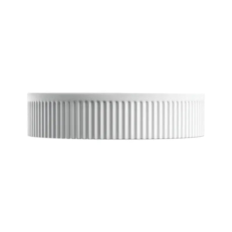 Eleanor Arch Above Counter Fluted Basin, Matte White fienza