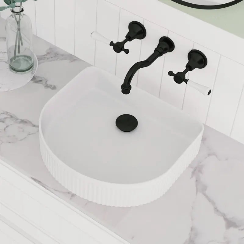 Eleanor Arch Above Counter Fluted Basin fienza