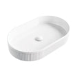 Eleanor Oval Above Counter Fluted Basin fienza