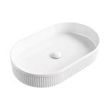 Eleanor Oval Above Counter Fluted Basin fienza
