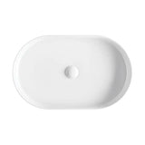 Eleanor Oval Above Counter Fluted Basin fienza