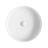 Eleanor Round Above Counter Fluted Basin, Matte White fienza