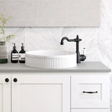 Eleanor Round Above Counter Fluted Basin fienza