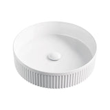 Eleanor Round Above Counter Fluted Basin fienza