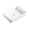 Eleanor Rectangular Above Counter Fluted Basin fienza