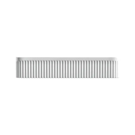 Eleanor Rectangular Above Counter Fluted Basin fienza