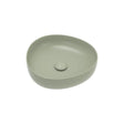 Pebble Small Above Counter Basin, Matte Olive fienza