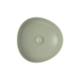 Pebble Small Above Counter Basin, Matte Olive fienza