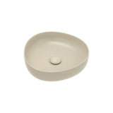 Pebble Small Above Counter Basin, Matte Khaki fienza
