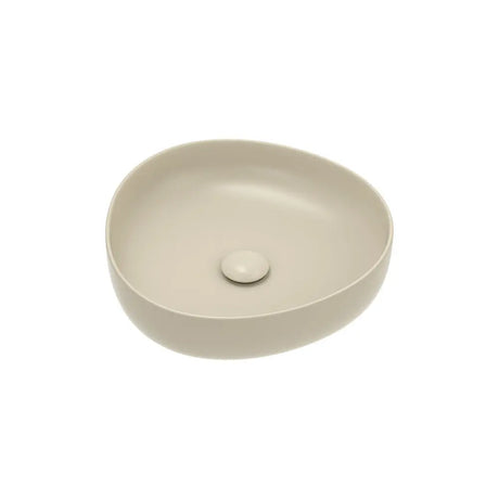 Pebble Small Above Counter Basin, Matte Khaki fienza
