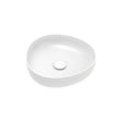 Pebble Small Above Counter Basin, Matte White fienza