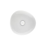 Pebble Small Above Counter Basin, Gloss White fienza