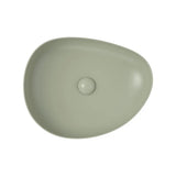 Pebble Medium Above Counter Basin, Matte Olive fienza