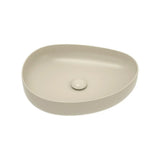 Pebble Medium Above Counter Basin, Matte Khaki fienza