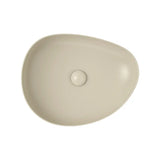 Pebble Medium Above Counter Basin, Matte Khaki fienza