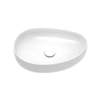 Pebble Medium Above Counter Basin, Matte White fienza