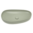 Pebble Large Above Counter Basin, Matte Olive fienza