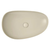 Pebble Large Above Counter Basin, Matte Khaki fienza