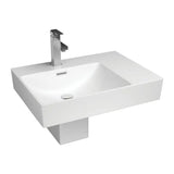 Tono Care Wall Basin with Integral Shroud, Left Bowl fienza