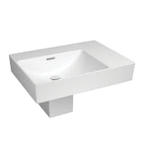 Tono Care Wall Basin with Integral Shroud, Left Bowl fienza