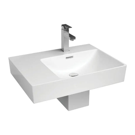 Tono Care Wall Basin with Integral Shroud, Right Bowl fienza