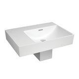 Tono Care Wall Basin with Integral Shroud, Right Bowl fienza