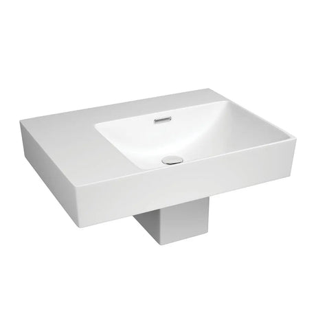 Tono Care Wall Basin with Integral Shroud, Right Bowl fienza