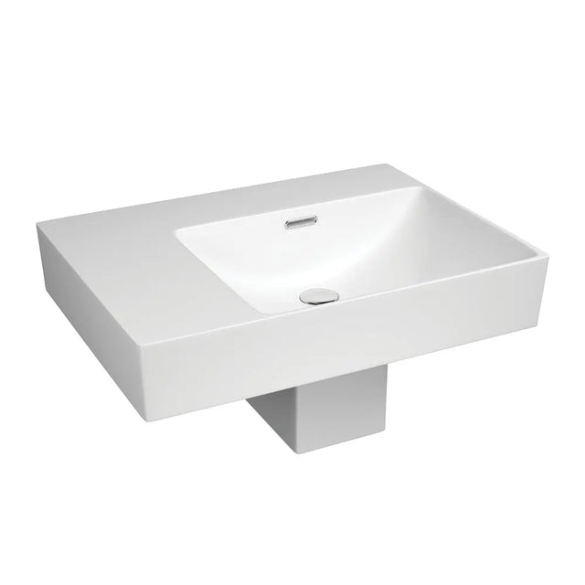 Tono Care Wall Basin with Integral Shroud, Right Bowl fienza