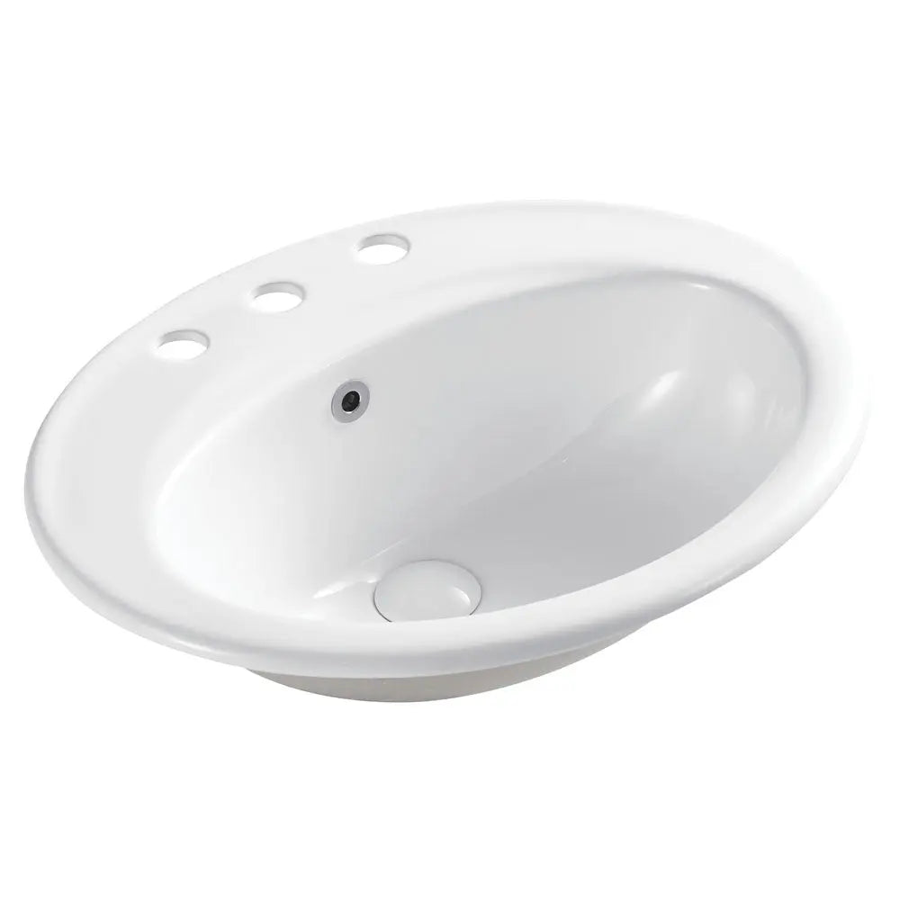 Lacy Fully-Inset Basin, 3 Tap Holes fienza