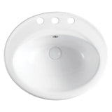 Lacy Fully-Inset Basin, 3 Tap Holes fienza