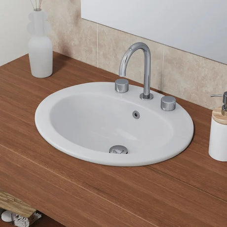 Lacy Fully-Inset Basin, 3 Tap Holes fienza