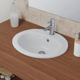 Lacy Fully-Inset Basin, 1 Tap Hole fienza