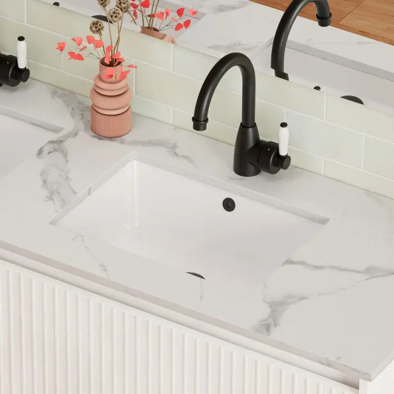 Koko Undermount Basin, Gloss White fienza