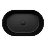 Aluca Pill Above Counter Basin, Matte Black fienza