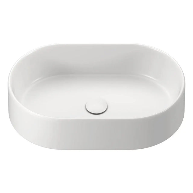 Aluca Pill Above Counter Basin, Matte White fienza