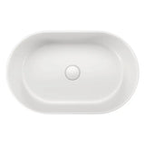 Aluca Pill Above Counter Basin, Matte White fienza