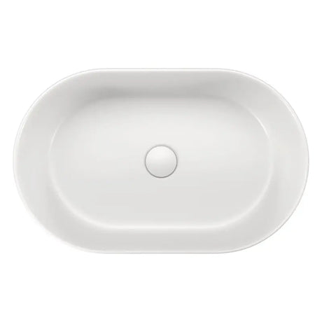 Aluca Pill Above Counter Basin, Matte White fienza