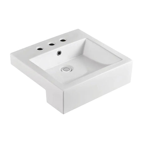 Jacinta Semi-Recessed Basin, 3 Tap Holes fienza
