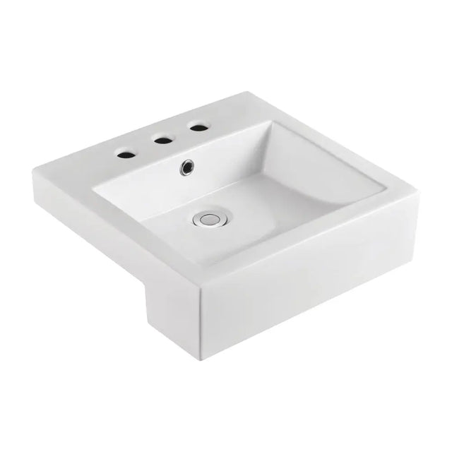 Jacinta Semi-Recessed Basin, 3 Tap Holes fienza
