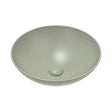 Aluca Above Counter Basin, Matte Olive fienza