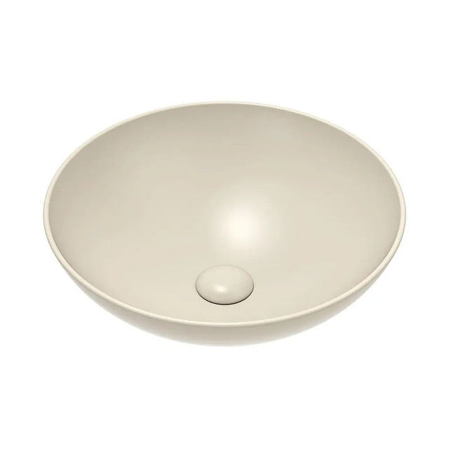 Aluca Above Counter Basin, Matte Khaki fienza