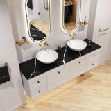 Aluca Above Counter Basin, Matte White fienza