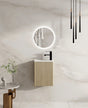 Fluted Rhea 400mm Wall-Hung Cabinet - Natural Oak mercioaustralia