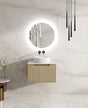 Fluted Rhea 600mm Wall-Hung Cabinet - Natural Oak mercioaustralia